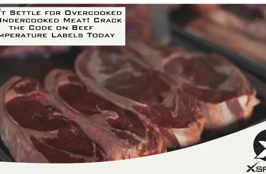 Don't Settle for Overcooked or Undercooked Meat! Crack the Code on Beef Temperature Labels Today