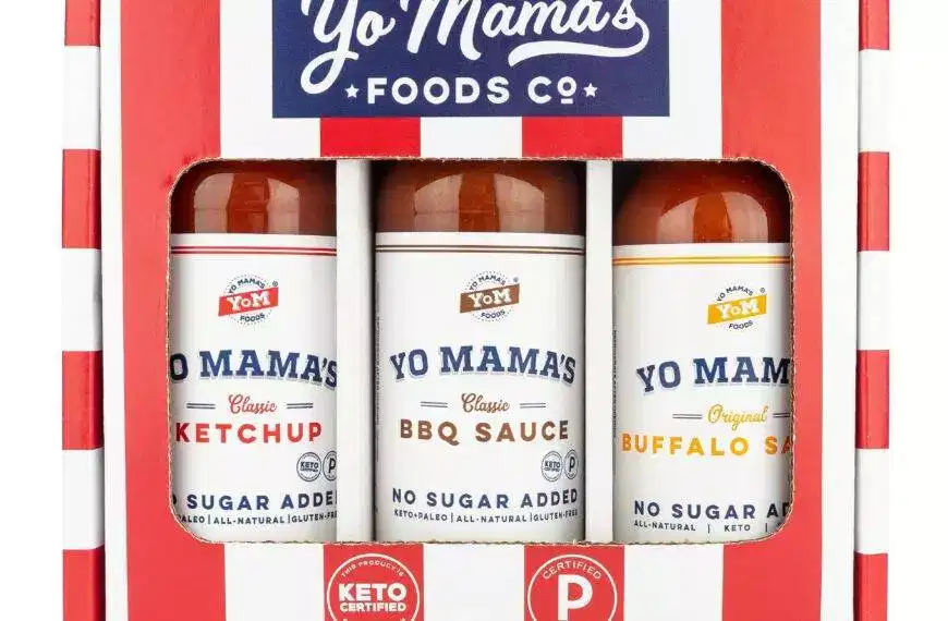 Yo Mama's BBQ Sauce Gift Set for Grilling.