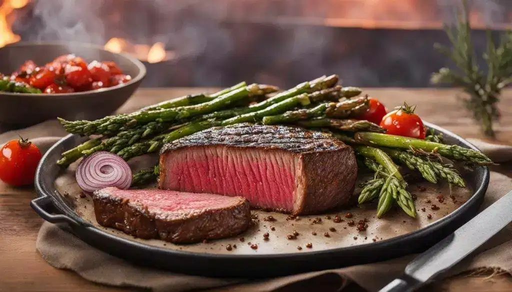 Grass-finished beef steak