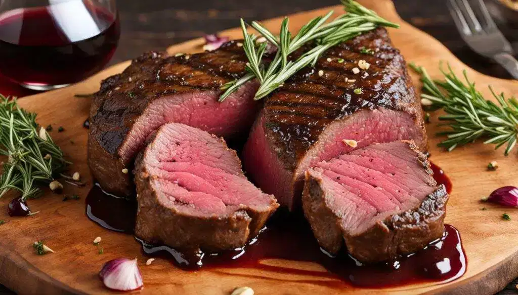 beef tenderloin with red wine sauce recipe