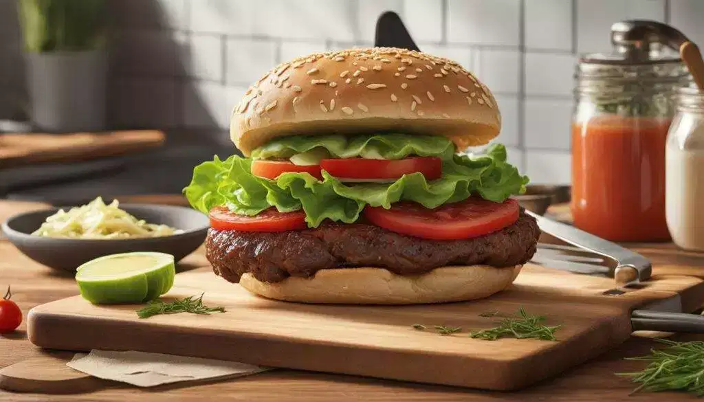 grass-fed beef burger